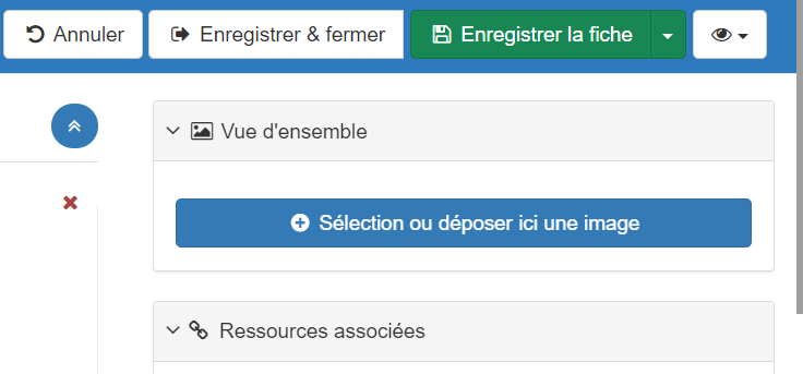 Importer des vignettes / aperçus